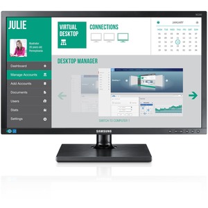 Samsung Cloud Display NC NC241-TS All-in-One Zero Client - Teradici Tera2321 - Black