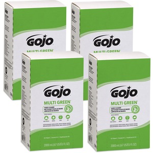 Gojo%C2%AE+Multi+Green+Hand+Cleaner+-+Citrus+ScentFor+-+67.6+fl+oz+%282+L%29+-+Soil+Remover%2C+Dirt+Remover%2C+Kill+Germs+-+Hand+-+Green+-+Non-abrasive+-+4+%2F+Carton