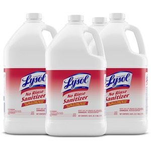 Professional+Lysol+No+Rinse+Sanitizer+-+For+Sink%2C+Floor%2C+Wall%2C+Bathtub%2C+Food+Service+Area+-+Concentrate+-+128+fl+oz+%284+quart%29+-+4+%2F+Carton+-+Disinfectant%2C+Anti-bacterial