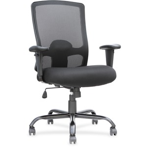 Eurotech+Big+And+Tall+Executive+Chair+-+5-star+Base+-+Black+-+1+Each