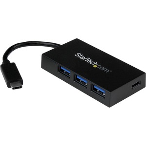 StarTech.com USB C Hub - 4 Port USB-C to USB-A (3x) and USB-C (1x) - Bus Powered USB Hub - USB Type C Hub - Port Expander - Add one USB Type-C and three USB Type-A ports (5Gbps) to your laptop - USB Multiport Adapter - USB Powered Hub - USB C to USB Hub - 4 Port USB Hub - USB Port Hub - USB Type C to USB - USB Port Expander - Type C Hub - USB-C to USB - USB-C to USB-A