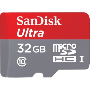 SanDisk Ultra 32 GB Class 10/UHS-I microSDHC - 10 Year Warranty