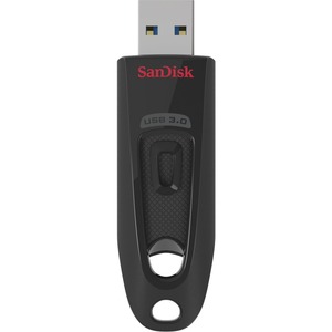 SanDisk Ultra USB 3.0 Flash Drive - 256 GB - USB 3.0 - Black - 128-bit AES