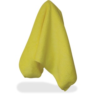 Impact+Yellow+Microfiber+Cloths+-+For+Multipurpose+-+16%26quot%3B+Length+x+16%26quot%3B+Width+-+12+%2F+Bag+-+Yellow