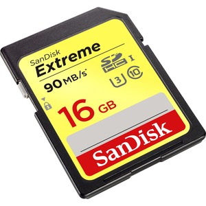 SanDisk Extreme 16 GB Class 10/UHS-III SDHC - 1 Pack