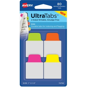 Avery® Mini Ultra Tabs - 80 Tab(s) - 1.50