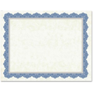 Geographics+Drama+Blue+Border+Blank+Certificates+-+8.5%26quot%3B+Width+x+11%26quot%3B+Length+-+Inkjet%2C+Laser+Compatible+-+Blue+Border+-+15+%2F+Pack
