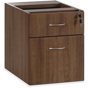 Lorell+Essentials+Series+Box%2FFile+Hanging+File+Cabinet+-+15.5%26quot%3B+x+21.9%26quot%3B18.9%26quot%3B+-+2+x+Box%2C+File+Drawer%28s%29+-+Finish%3A+Walnut+Laminate+-+Built-in+Hangrail%2C+Ball+Bearing+Slides%2C+Lockable%2C+Durable%2C+Adjustable+Feet+-+For+Office