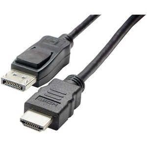 VisionTek HDMI to DisplayPort 1.5M Active Cable (M/M) - 4.9 ft DisplayPort/HDMI A/V Cable for Audio/Video Device, TV, Projector, Monitor, Dock, Digital Signage Display - First End: 1 x HDMI Digital Audio/Video - Male - Second End: 1 x DisplayPort Digital Audio/Video - Male