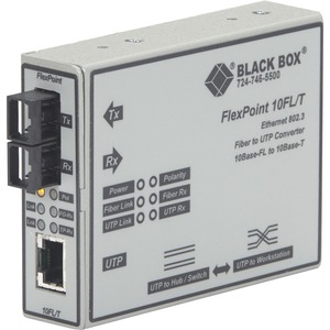 Black Box FlexPoint LMC212A-MM-SC-R2 Transceiver/Media Converter