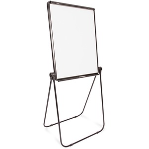 SKILCRAFT%C2%AE+Double-sided+Whiteboard+Presentation+Easel+-+27%26quot%3B+%282.2+ft%29+Width+x+34%26quot%3B+%282.8+ft%29+Height+-+Melamine+Surface+-+Black+Frame+-+Rectangle+-+Floor+Standing%2C+Tabletop+-+1+Each
