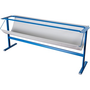 Dahle+799+Trimmer+Stand+w%2FPaper+Catch+-+34.5%26quot%3B+Height+x+14%26quot%3B+Width+-+Steel%2C+Vinyl+-+Blue