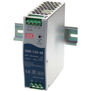 Black Box DIN Rail Industrial Power Supply - 120W, 48VDC - DIN Rail - 48 V DC Output - 120 W