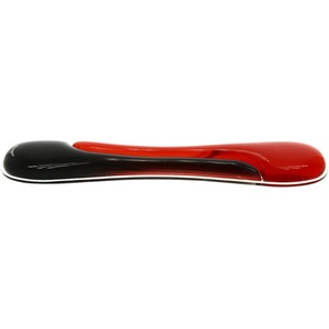 Kensington Duo Gel Keyboard Wrist Rest - 1.50" (38.10 mm) x 5.16" (131.06 mm) x 22.63" (574.80 mm) Dimension - Black, Red - Gel - 1 Pack