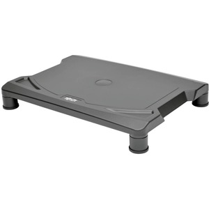 Tripp+Lite+by+Eaton+Universal+Monitor+Riser+Height-Adjustable+Black+-+40+lb+Load+Capacity+-+5.5%26quot%3B+Height+x+15.6%26quot%3B+Width+x+11.3%26quot%3B+Depth+-+Desktop%2C+Tabletop+-+Black+-+TAA+Compliant