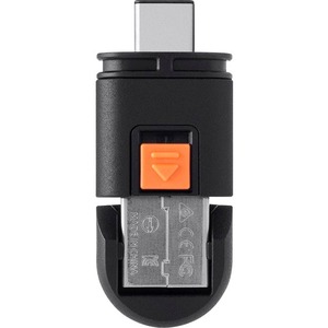 Monoprice Dual Mode USB-C MicroSD Reader - microSD - USB Type C, USB Type A