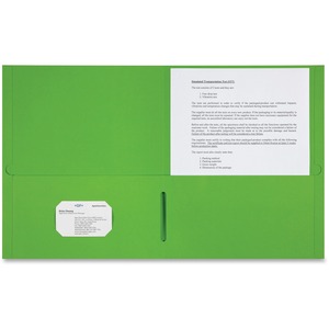 Sparco+Letter+Pocket+Folder+-+8+1%2F2%26quot%3B+x+11%26quot%3B+-+2+Internal+Pocket%28s%29+-+Apple+Green+-+25+%2F+Box