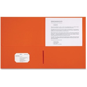 Sparco+Letter+Pocket+Folder+-+8+1%2F2%26quot%3B+x+11%26quot%3B+-+2+Internal+Pocket%28s%29+-+Orange+-+25+%2F+Box
