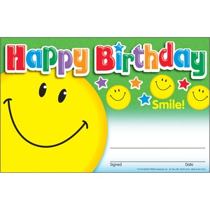Trend Happy Birthday Smile Recognition Awards - 