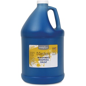 Handy Art Little Masters Washable Tempera Paint Gallon - 1 gal - 1 Each - Blue