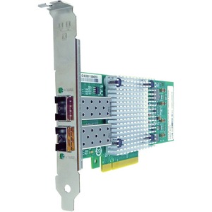 Axiom 10Gbs Dual Port SFP+ PCIe x8 NIC for Intel w/Transceivers - E10G42BFSR - 10Gbs Dual 