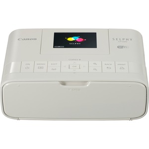 Canon SELPHY CP1200 Dye Sublimation Printer - Color - Photo Print - Portable - 2.7" Display - White