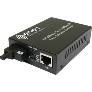 ENET 1x 10/100/1000Base-T Power Over Ethernet (PoE) RJ45 to 1x Duplex SC Gigabit Ethernet 