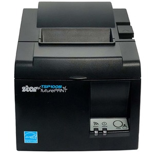 Star Micronics TSP100III Thermal Printer, WLAN/Wireless Access Point/WPS - Cutter, Internal Power Supply, Gray