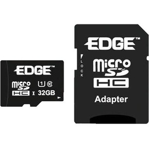 EDGE 32 GB Class 10/UHS-I (U1) microSDHC - Lifetime Warranty