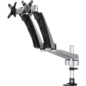 StarTech.com Desk Mount Dual Monitor Arm - Full Motion - Premium Dual Monitor Stand for up to 30" VESA Mount Monitors - Tool-less Assembly - Save space and work in comfort with this premium desk mount dual monitor arm - Mount two displays up to 30" horizontally or displays up to 24" vertically - Full-motion articulating arms - Tool-less - Works with VESA mount (75x75, 100x100) monitors