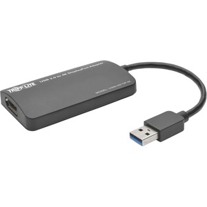 Tripp Lite by Eaton USB 3.0 SuperSpeed to 4K DisplayPort Dual-Monitor External Video Graphics Card Adapter 512 MB SDRAM