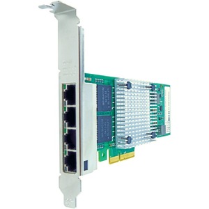 Axiom 10/100/1000Mbs Quad Port RJ45 PCIe x4 NIC Card for Dell - 430-4999 - 1000Mbs Quad Po