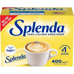 Splenda Single-serve Sweetener Packets - 0 lb (0 oz) - Artificial Sweetener - 400/Box