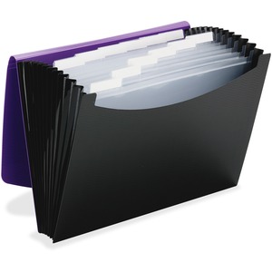 Smead+Letter+Expanding+File+-+8+1%2F2%26quot%3B+x+11%26quot%3B+-+12+Internal+Pocket%28s%29+-+Purple%2C+Black+-+1+Each