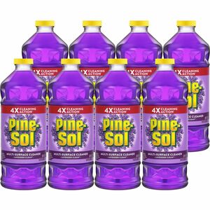 Pine-Sol+Multi-Surface+Cleaner+-+Concentrate+-+48+fl+oz+%281.5+quart%29+-+Lavender+Scent+-+8+%2F+Carton+-+Disinfectant%2C+Residue-free%2C+Deodorize+-+Purple