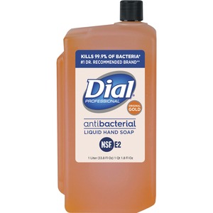 Dial+Gold+Antibacterial+Liquid+Hand+Soap+Refill+-+33.8+fl+oz+%281000+mL%29+-+Kill+Germs+-+Skin%2C+Hand+-+Orange+-+1+Each