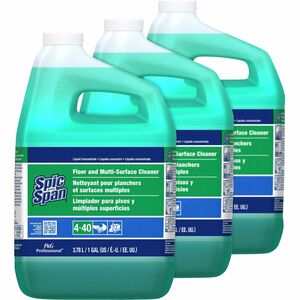 Spic+and+Span+Floor+and+Multi-Surface+Cleaner+-+Concentrate+-+128+fl+oz+%284+quart%29+-+3+%2F+Carton+-+Non-corrosive%2C+Slip+Resistant+-+Green