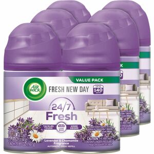 Air+Wick+Lavender+Refill+Pack+-+Aerosol+-+5.90+oz+-+Lavender%2C+Chamomile+-+60+Day+-+3+%2F+Carton+-+Odor+Neutralizer%2C+Long+Lasting