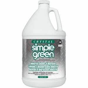 Simple+Green+Crystal+Industrial+Cleaner%2FDegreaser+-+Concentrate+-+128+fl+oz+%284+quart%29Bottle+-+6+%2F+Carton+-+Fragrance-free%2C+Phosphate-free%2C+Non-toxic%2C+Soft%2C+Non-abrasive%2C+Non-flammable%2C+Butyl-free%2C+Unscented%2C+Dye-free+-+Clear