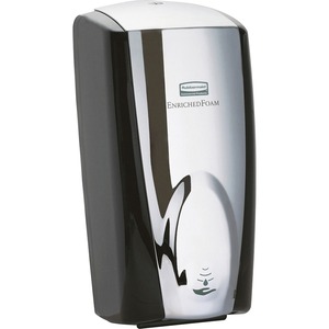 Rubbermaid+Commercial+Touch-free+Auto+Foam+Dispenser+-+Automatic+-+Black%2C+Chrome+-+10+%2F+Carton