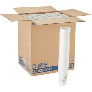 Dixie+Pathways+12+oz+Paper+Hot+Cups+By+GP+Pro+-+50+%2F+Pack+-+20+%2F+Carton+-+White+-+Paper+-+Hot+Drink