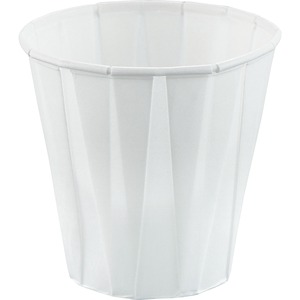 Solo Cup 3.5 oz. Paper Cups - 100 - 3.50 fl oz - 50 / Carton - White - Paper - Medicine