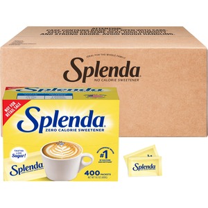 Splenda+Single-serve+Sweetener+Packets+-+0.035+oz+%281+g%29+-+Artificial+Sweetener+-+6%2FCarton+-+400+Per+Box