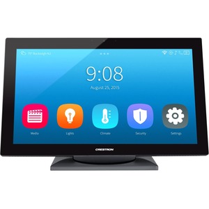 Crestron 15.6" HD Touch Screen, Tabletop Tilt, Black Smooth