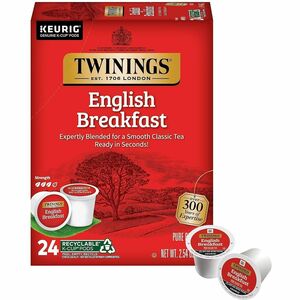 Twinings+of+London+English+Breakfast+Black+Tea+K-Cup+-+Black+Tea+-+24+%2F+Box