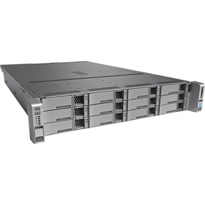 Cisco C240 M4 2U Rack Server - 2 x Intel Xeon E5-2620 v4 2.10 GHz - 32 GB RAM - 12Gb/s SAS Controller