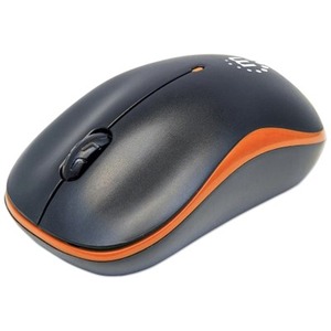 Manhattan Success Wireless Mouse Black-Orange