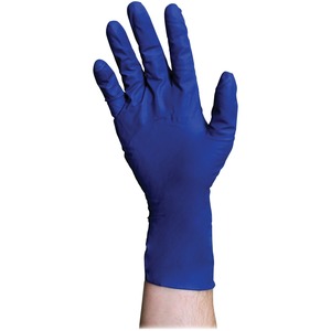 DiversaMed ProGuard High-Risk EMS Exam Gloves - Medium Size - Blue - Beaded Cuff, Disposable, Powder-free, Non-sterile, Liquid Resistant, Heavyweight - For Construction, Medical, Laboratory Application - 50 / Box - 8 mil Thickness - 12