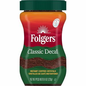 Folgers%C2%AE+Classic+Instant+Coffee+Crystals+-+8+oz+-+Decaffeinated+-+1+Each