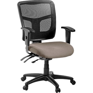 Lorell+ErgoMesh+Series+Managerial+Mesh+Mid-Back+Chair+-+Dillon+Stratus+Antimicrobial+Vinyl+Seat+-+Black+Mesh+Back+-+Black+Frame+-+Mid+Back+-+5-star+Base+-+1+Each